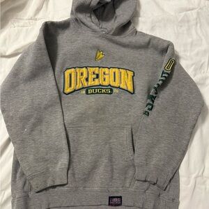 J. America Gray Oregon Ducks Hoodie